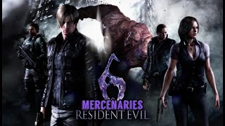 Resident Evil 6 Mercenaries Gameplay I tried my best [upl. by Ellennahs661]