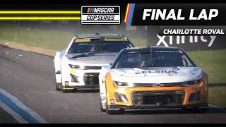 Final Lap  AJ Allmendinger holds off William Byron for Roval win [upl. by Aitsirhc]