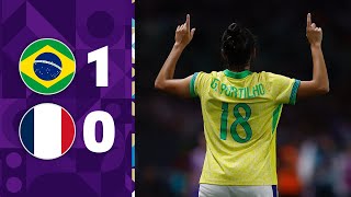 BRASIL x FRANÇA  FUTEBOL FEMININO  QUARTAS DE FINAL  JOGOS OLÍMPICOS 2024 [upl. by Farro419]