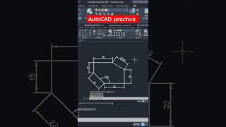 Autocad practice drawing  Cad by Ankit  autocad mechanical autocad autocad2d caddesign [upl. by Cirad]