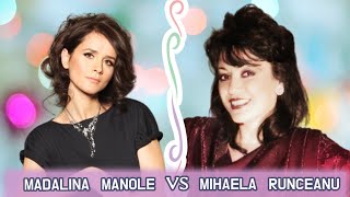 Mihaela Runceanu VS Mădălina Manole  cea mai bună muzică ușoară românească [upl. by Etnaud]