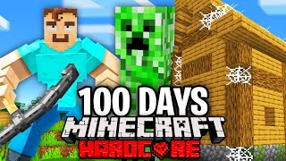 I Survived 100 Days as a CREEPER in Hardcore Minecraft Heres What Happened [upl. by Bellda289]