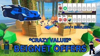 Beignet Trading Offers CRAZY Roblox Jailbreak [upl. by Atimed]