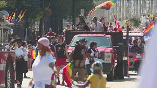 Massive turnout for Atlanta Pride Parade [upl. by Delsman]