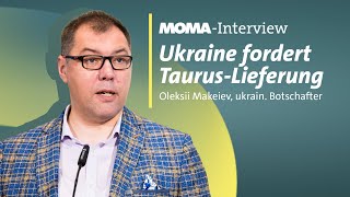 Ukrainischer Botschafter fordert Lieferung von TaurusMarschflugkörpern  ARDMorgenmagazin [upl. by Bjork]