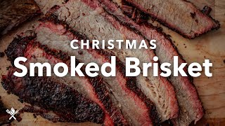 Christmas Smoked Brisket [upl. by Satterlee102]