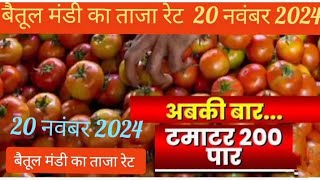 बैतूल मंडी का ताजा रेट ll Betul market ka taja ret llबैतूल मंडी भाव ll 20 नवंबर 2024 ll [upl. by Jeniece]