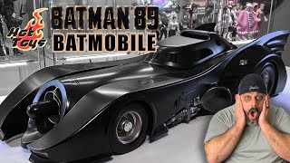 HOLY HOT TOYS BATMAN Hot Toys Batman 89 Batmobile [upl. by Gibbie]