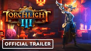 Torchlight 3  Official Sharpshooter Reveal Trailer [upl. by Ahseikan]