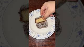 Australian Lamington Cake  Hi tea Recipe tfskitchen shortsfeed australian lamington cake [upl. by Sly918]