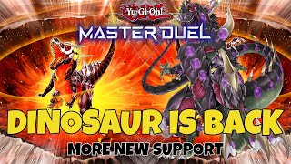 NEW DINOSAUR SUPPORT amp COMBO GROUND XENO IS HERE YuGiOh Master Duel [upl. by Byrom]