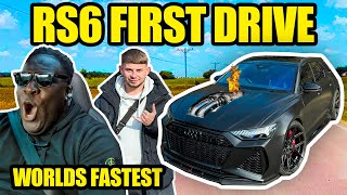 FIRST DRIVE IN THE WORLDS FASTEST AUDI RS6 C8 1100 BHP [upl. by Aneri]