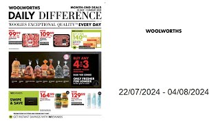 Woolworths specials ZA  22072024  04082024 [upl. by Leterg]