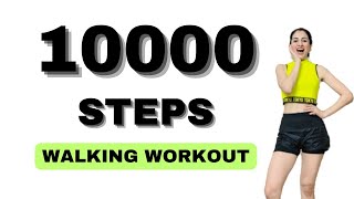 10000 Steps Fast Walking  Burn 800 calories [upl. by Dosi195]