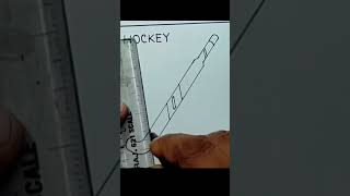 Easy hockey game drawing [upl. by Eylatan]