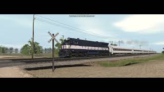 NJDOT GE U34CH Diesel Commuter Passenger Runby [upl. by Gloriane640]