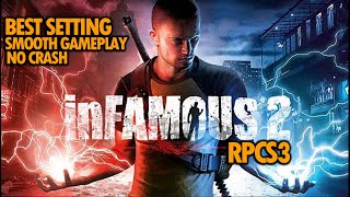 Infamous 2 60FPS Best Setting RPCS3 2022 [upl. by Boatwright705]