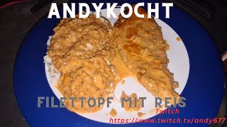 AndyKocht  Filettopf mit Reis [upl. by Araldo]