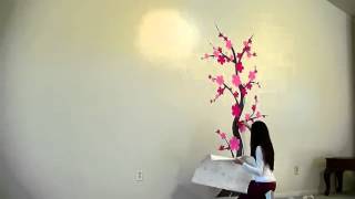 wall decal installation [upl. by Gladwin]