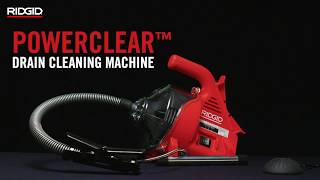 RIDGID PowerClear™ Drain Cleaning Machine [upl. by Matuag]