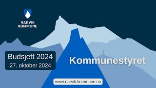 Narvik kommunestyre  Budsjett presentasjon fra rådmann  27102023 [upl. by Iduj26]