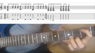 How to play AC\DCs  The Furor  on guitar w\tabs [upl. by Amzaj]