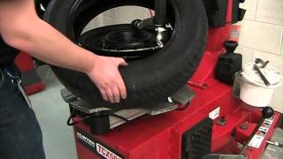 Tire Machine Tire Remove amp Install [upl. by Huxley]