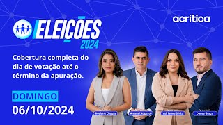 COBERTURA ESPECIAL ELEIÇÕES 2024  A CRÍTICA  1º TURNO [upl. by Brew687]