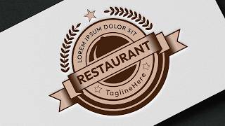 How to Create a Food and Restaurant Logo in Adobe Illustrator CC  StepbyStep Tutorial [upl. by Nayab]