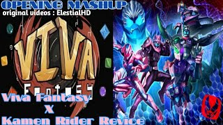 Opening Mashup Viva Fantasy X Kamen rider Reviceoriginal videos  ElestialHD [upl. by Arlin]