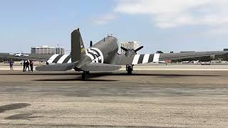 C47 Engine Warmup Wide viral viralvideo b17 short shortvideo wwii aviation bomber shorts [upl. by Aihsekyw]