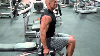 Seated Dumbbell Curl [upl. by Nuncia]