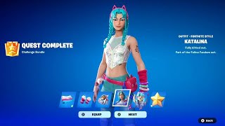 How To Unlock the FREE Katalina Outfit Rewards in Fortnite Android [upl. by Burkhard]