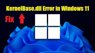 Fix KernelBasedll Error in Windows 11 [upl. by Gonyea]