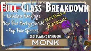 DampD 2024 Monk Full Class Breakdown [upl. by Claud]