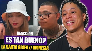 LA SANTA GRIFA YUSAK  AMNESIA  Rap con Sentimientos Reales  Reaccion [upl. by Jennee]