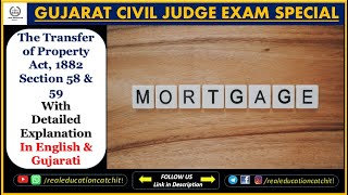 The Transfer Of Property Act 1882  Mortgage  ગીરો  Kinds of Mortgages  Gujarat Civil Judge Exam [upl. by Consuelo]