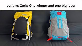 Gossamer Gear Loris vs Mountainsmith Zerk 25 [upl. by Yenot]