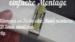 Airand Feuchtraumleuchte Led Top Leuchte einfache Montage super hell bist zu 18 Stück verbind [upl. by Nicolle]