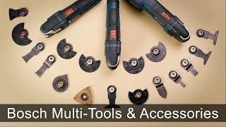 An Overview of Bosch Oscillating MultiTools and Accessories [upl. by Edris]