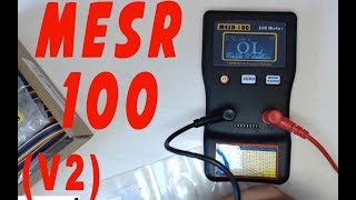 ⭐️ MESR 100 V2 capacitor tester in circuit  without desoldering caps ⭐️ [upl. by Ammann]