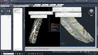 Covadis 182 et Autocad Map 3D 2025 import fichier SCAN 3D [upl. by Akemad]