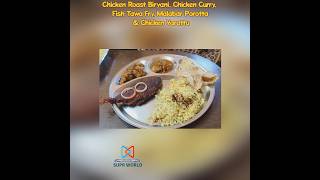 Chicken Roast Biryani Chicken Curry Fish Tawa Fry Malabar Porotta amp Chicken Varattu [upl. by Meehyrb758]