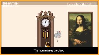 Hickory dickory dock  Nursery Rhymes amp Kids Songs  LearnEnglish Kids British Council [upl. by Dirk]