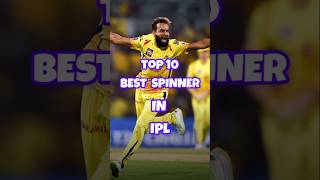 Top 10😎 Best spinner in ipl 🔥shorts trending ipl [upl. by Eadnus876]