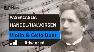 Passacaglia  HandelHalvorsen  Violin and Cello Duet [upl. by Brandon]