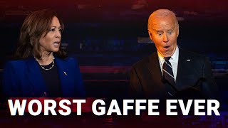 Kamala Harris abandons ‘creepy’ Joe Biden after worst gaffe ever [upl. by Rashidi167]