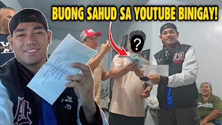 SUPPORTER NA VLOGGER BINIGAY LAHAT NG SAHUD SA YOUTUBE [upl. by Currie]