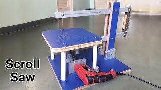 How to Make a Scroll Saw at Home [upl. by Rochemont798]