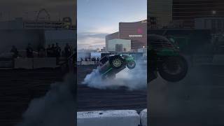 Mini Cooper pulls off a Insane Drifting Wheelie sema [upl. by Aihsoek]